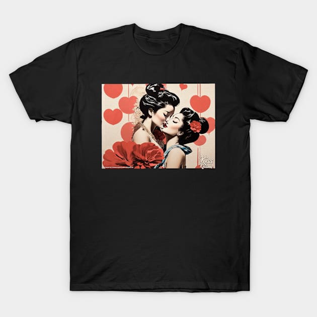 japanese love T-Shirt by DiscoKiss